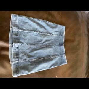 Free People Modern Femme Denim Skirt in Hickory